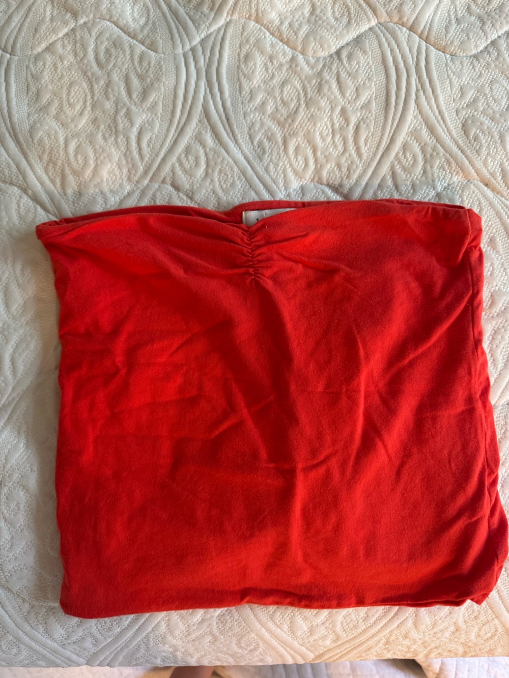 Topshop Red Tube Top